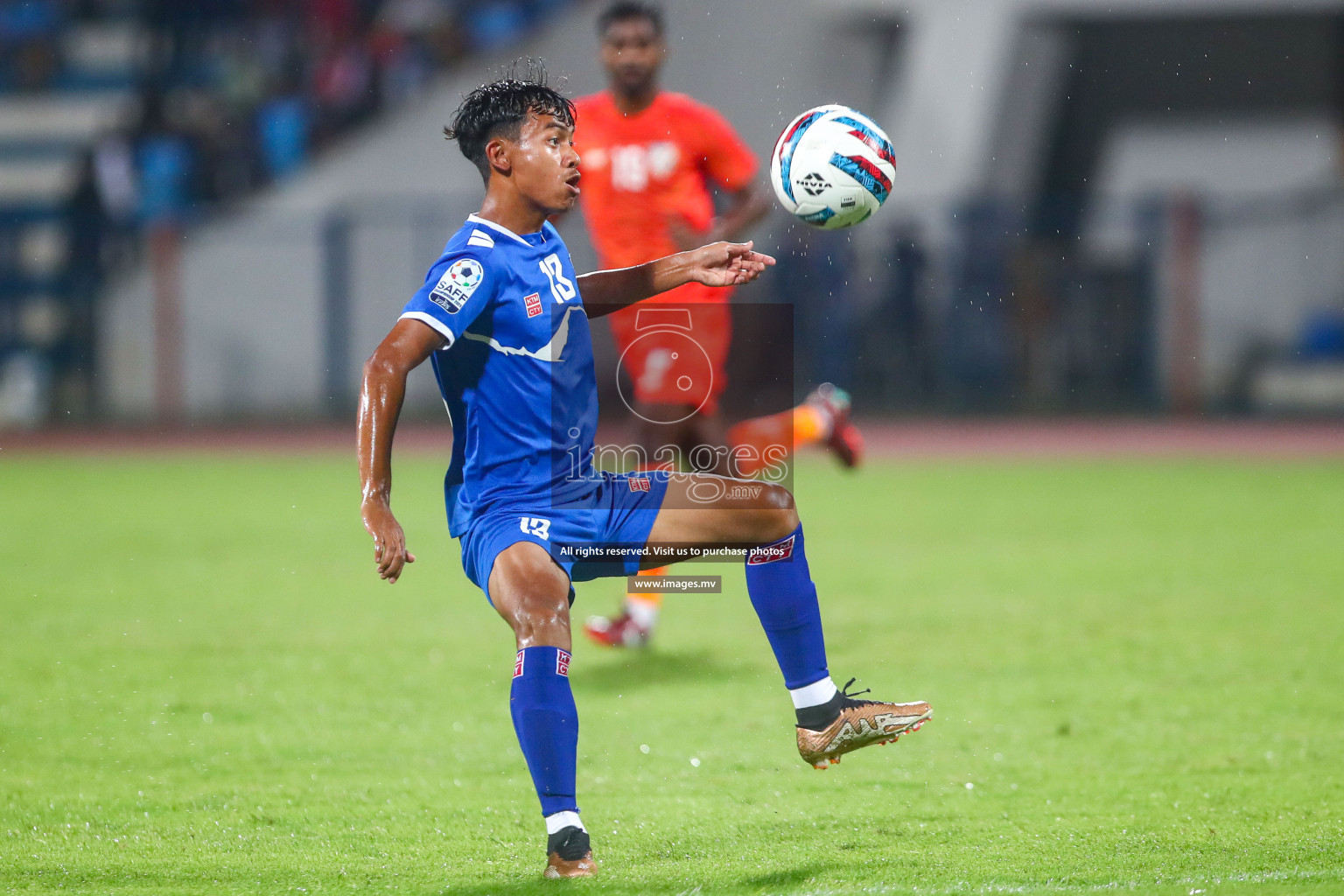 Nepal vs India in SAFF Championship 2023 held in Sree Kanteerava Stadium, Bengaluru, India, on Saturday, 24th June 2023. Photos: Hassan Simah / images.mv