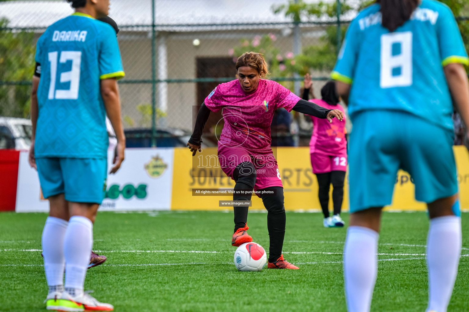 WAMCO vs Club MYS in Eighteen Thirty Women's Futsal Fiesta 2022 was held in Hulhumale', Maldives on Wednesday, 12th October 2022. Photos: Nausham Waheed / images.mv