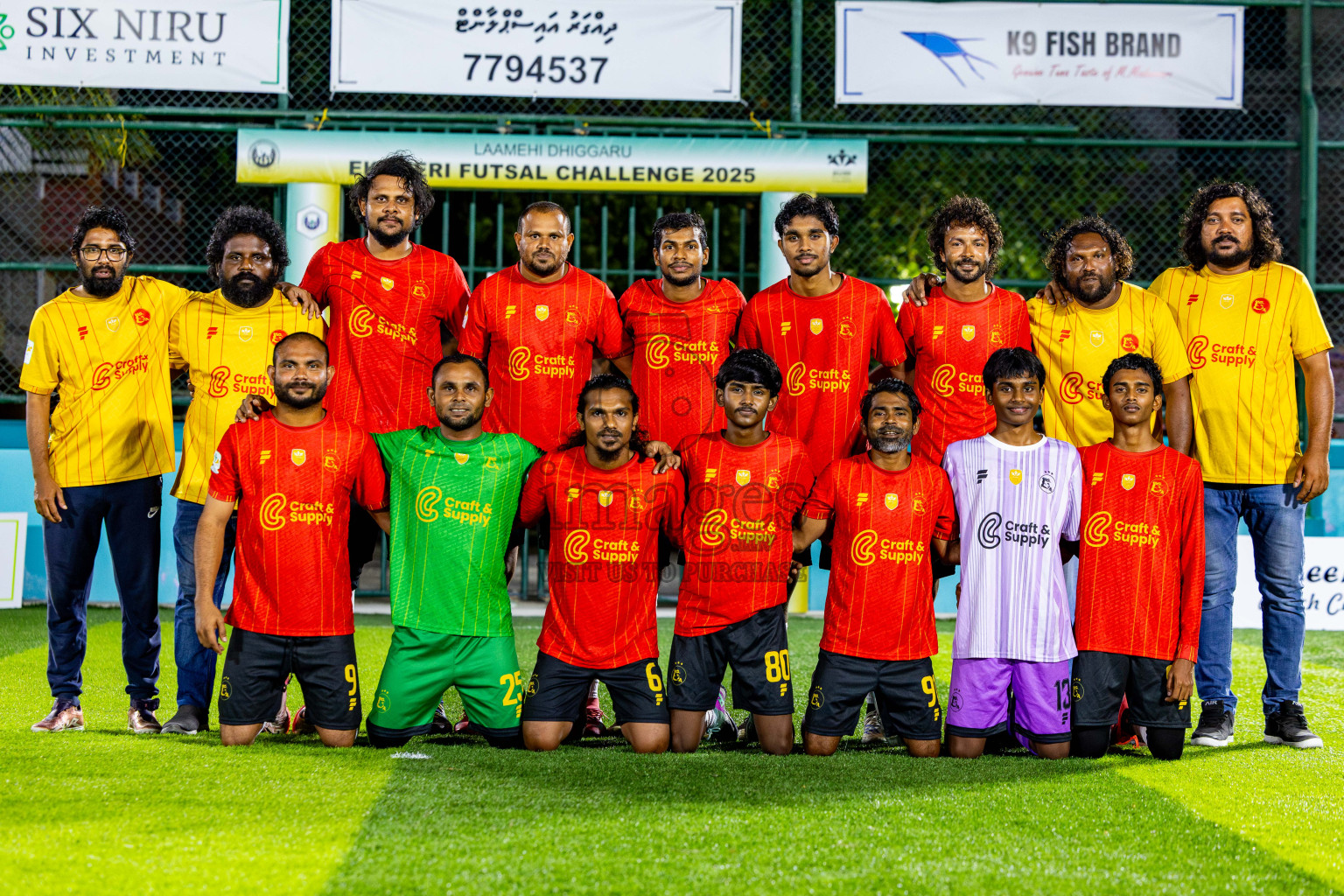 J Kovi Goani vs Fools SC in Day 2 of Laamehi Dhiggaru Ekuveri Futsal Challenge 2025 was held on Friday, 25th July 2025, at Dhiggaru Futsal Ground, Dhiggaru, Maldives Photos: Nausham Waheed  / images.mv