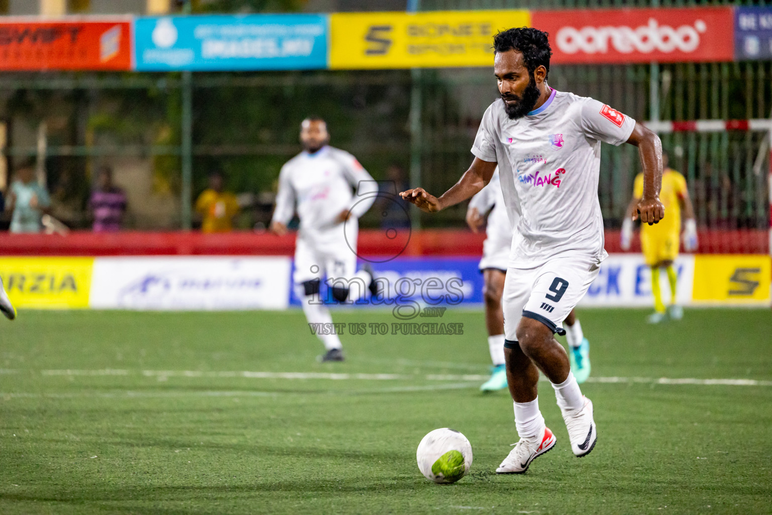 Lh. Kurendhoo VS Lh. Olhuvelifushi in Day 24 of Golden Futsal Challenge 2024 was held on Wednesday , 7th February 2024 in Hulhumale', Maldives 
Photos: Hassan Simah / images.mv