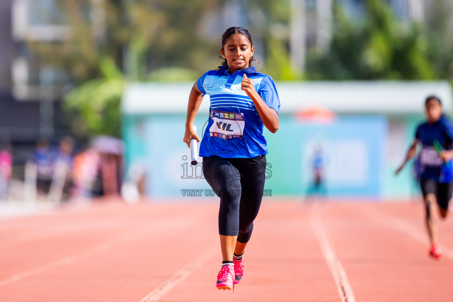 Day 6 of MWSC Interschool Athletics Championships 2024 held in Hulhumale Running Track, Hulhumale, Maldives on Thursday, 14th November 2024. Photos by: Nausham Waheed / Images.mv