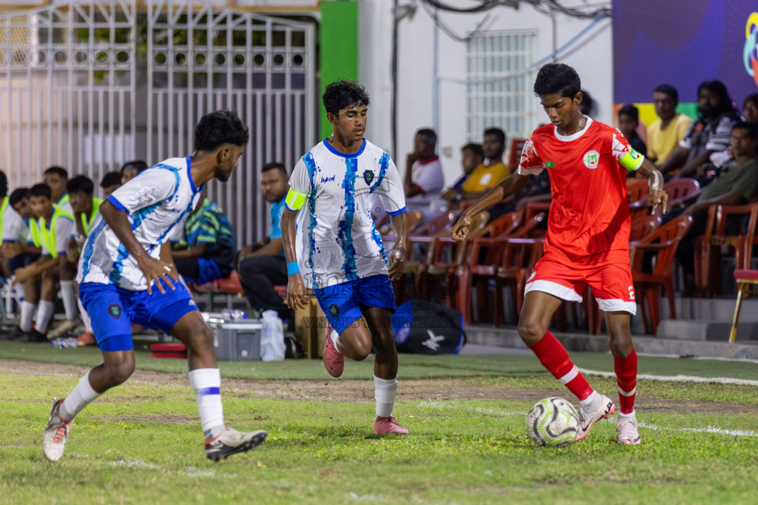 Super United Sports vs Huriyya (U16) in Day 8 of Dhivehi Youth League 2024 held at Henveiru Stadium on Monday, 2nd December 2024. Photos: Mohamed Mahfooz Moosa / Images.mv