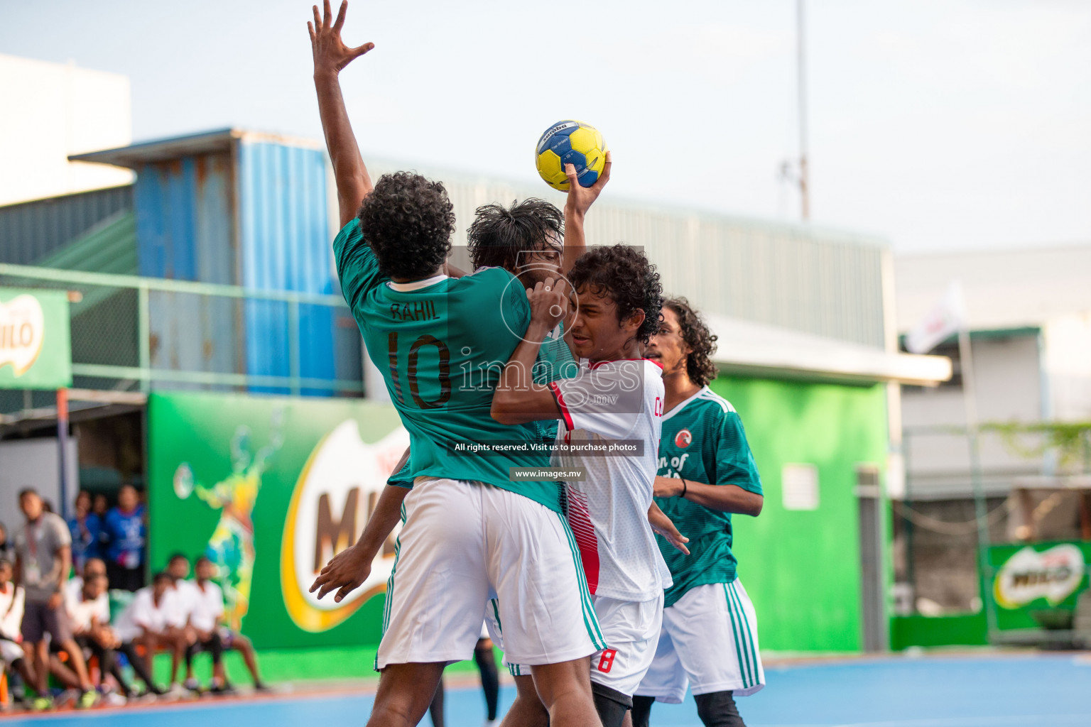 Milo 8th National Handball Tournament Day3, 17th December 2021, at Handball Ground, Male', Maldives. Photos by Shuu Abdul Sattar