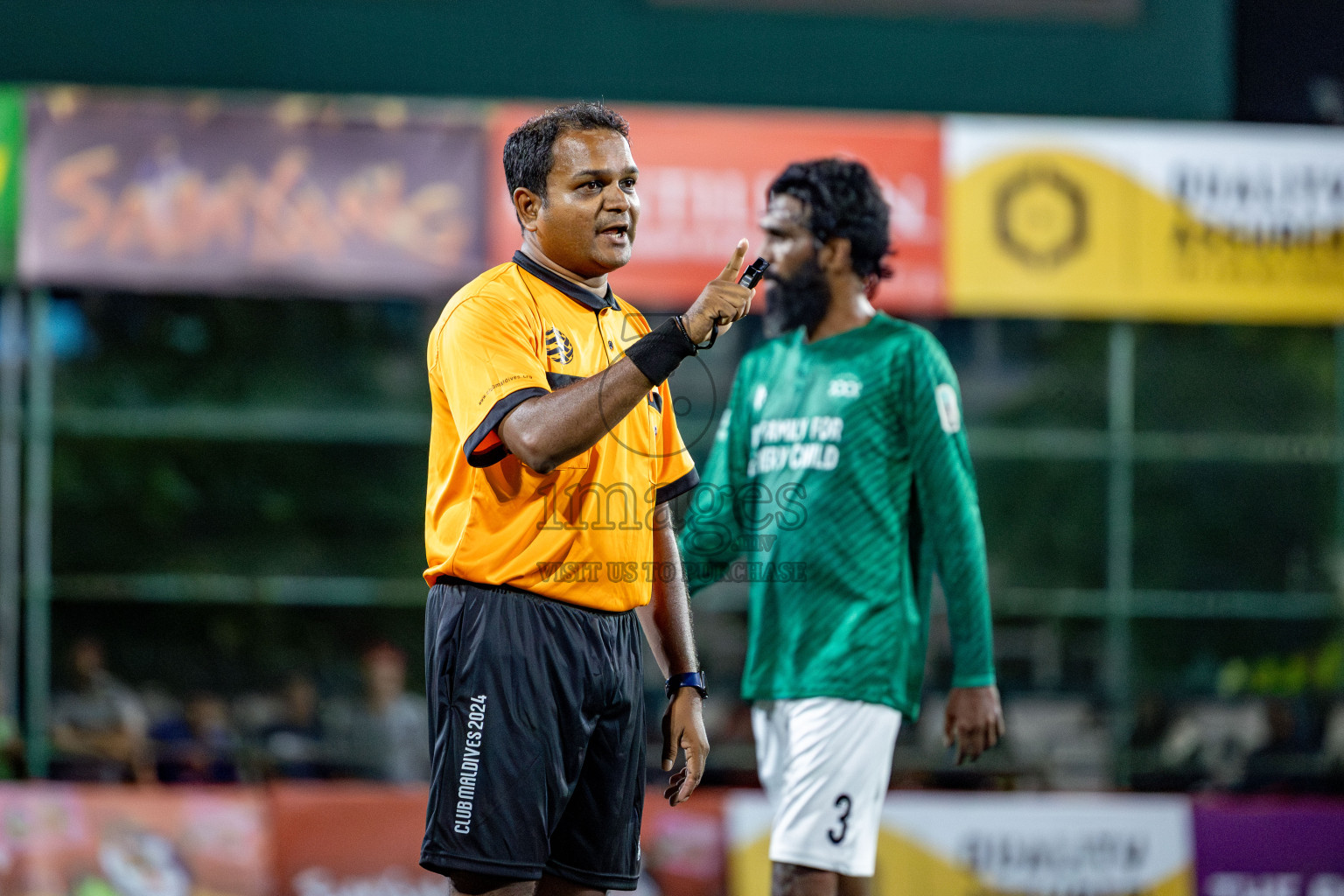 SDFC VS TEAM BADHAHI in Club Maldives Classic 2024 held in Rehendi Futsal Ground, Hulhumale', Maldives on Monday, 9th September 2024. Photos: Nausham Waheed / images.mv