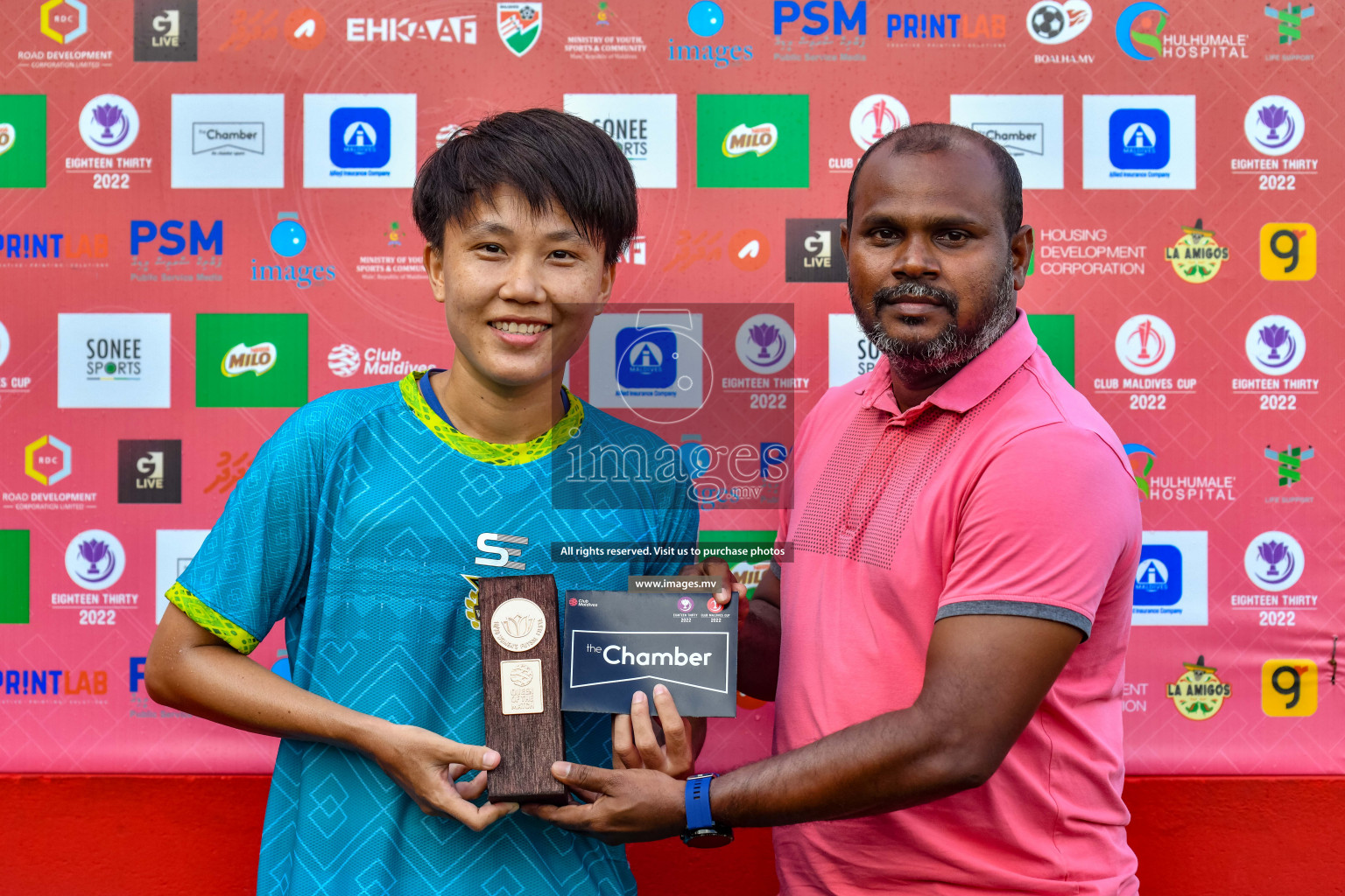 WAMCO vs Club MYS in Eighteen Thirty Women's Futsal Fiesta 2022 was held in Hulhumale', Maldives on Wednesday, 12th October 2022. Photos: Nausham Waheed / images.mv