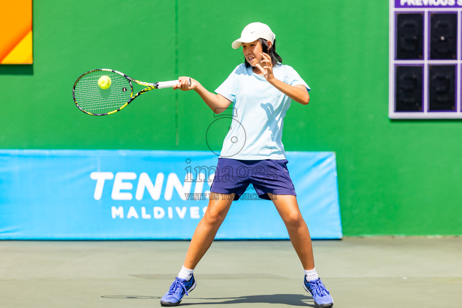 Day 3 of ATF Maldives Junior Open Tennis was held in Male' Tennis Court, Male', Maldives on Wednesday, 11th December 2024. Photos: Nausham Waheed / images.mv