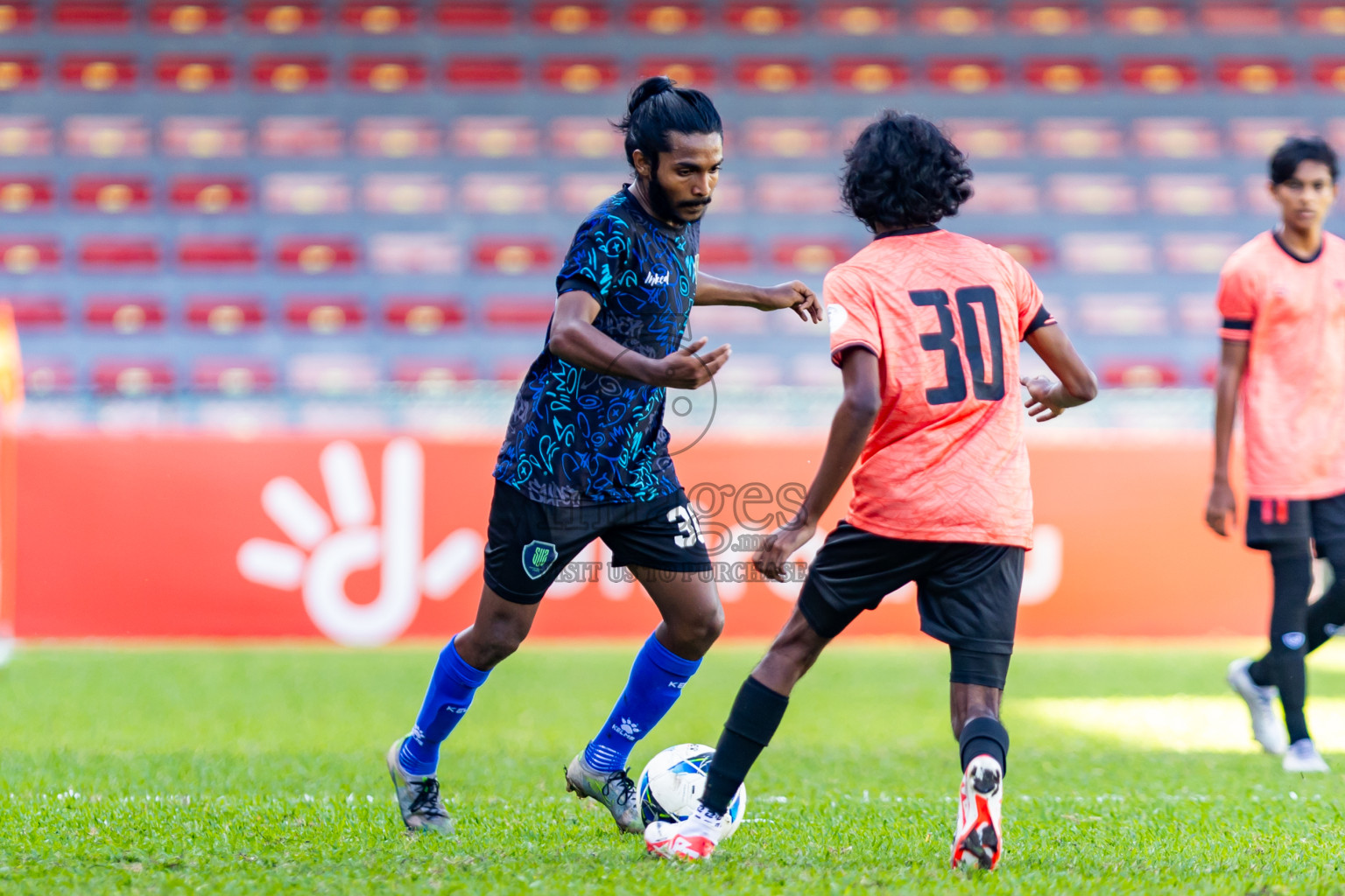 Super United Sports vs Club Eagles in Day 7 of Under 19 Youth Championship 2024 was held at National Stadium in Male', Maldives on Monday, 27th June 2024. Photos: Nausham Waheed / images.mv