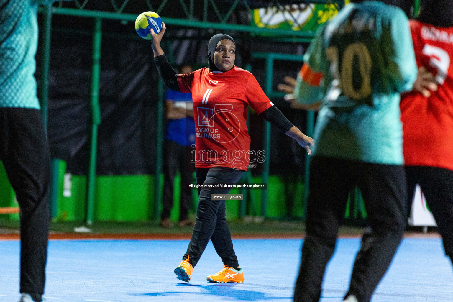 Day 1 of 7th Inter-Office/Company Handball Tournament 2023, held in Handball ground, Male', Maldives on Friday, 16th September 2023 Photos: Nausham Waheed/ Images.mv