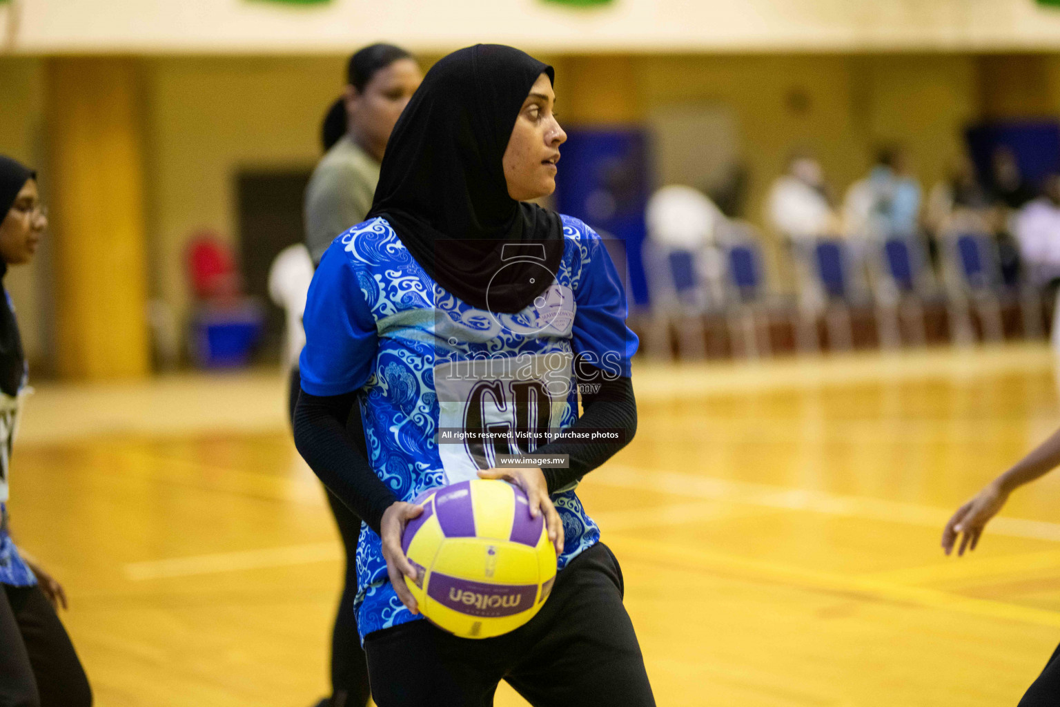 Green Streets vs Mahibadhoo Sports Club in the Semi Finals of Milo National Netball Tournament 2021 held on 3 December 2021 in Male', Maldives, Photos by Maanish