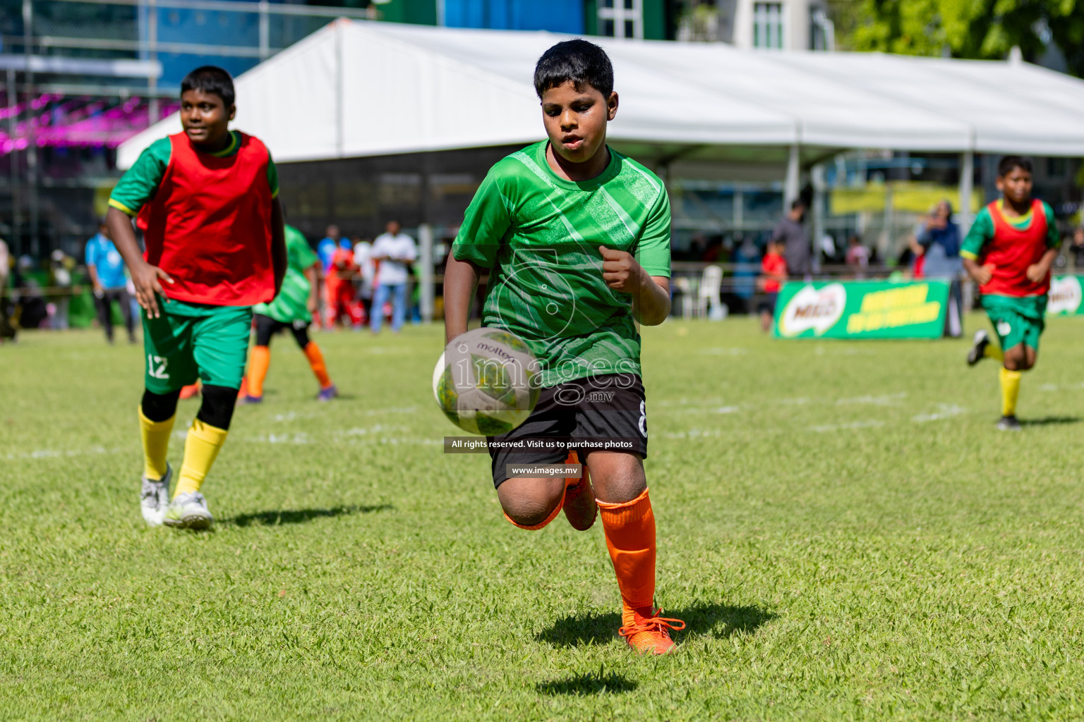 Day 1 of MILO Academy Championship 2023 (U12) was held in Henveiru Football Grounds, Male', Maldives, on Friday, 18th August 2023.