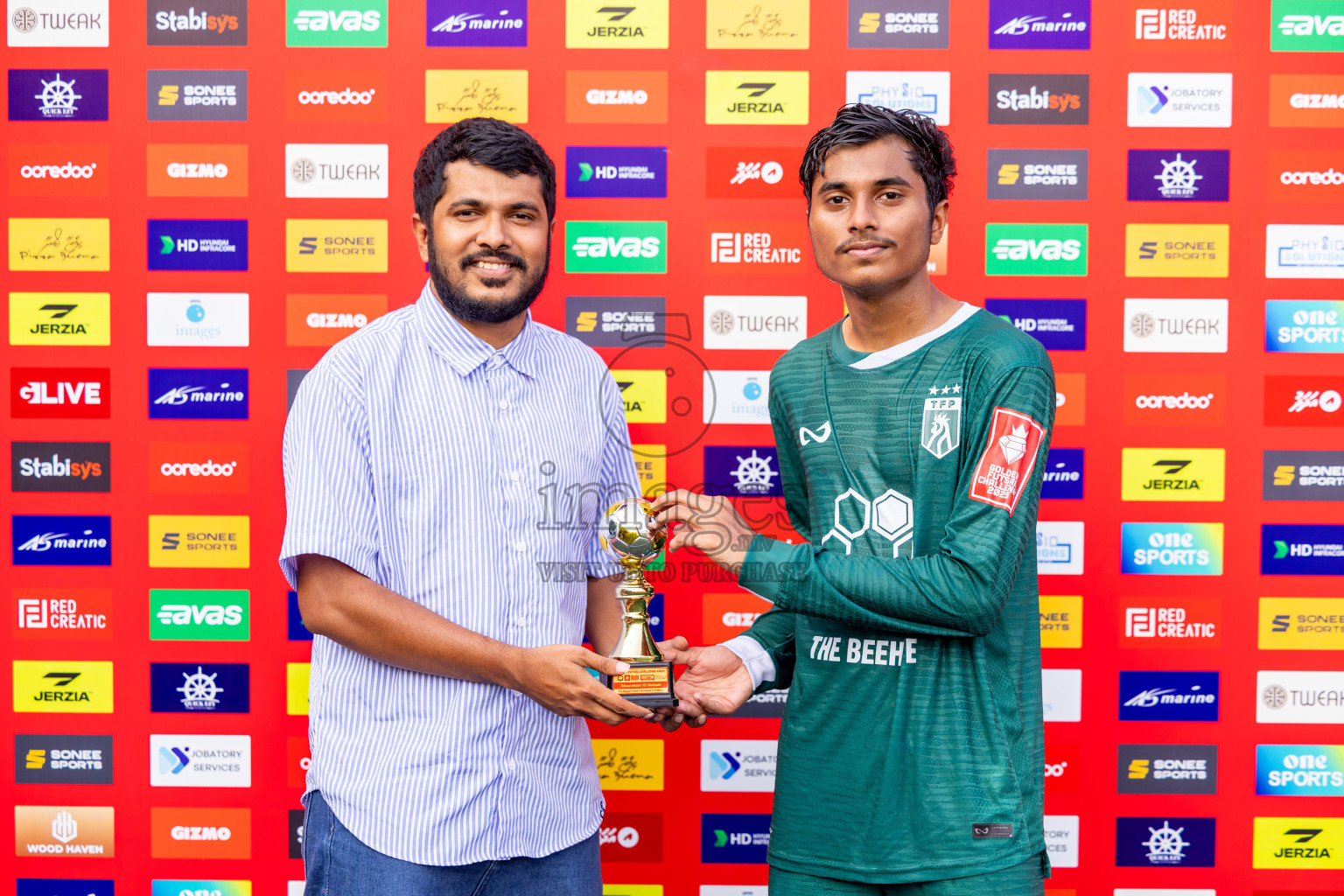 Th Thimarafushi vs Th Vilufushi in Day 14 of Golden Futsal Challenge 2025 was held on Saturday, 18th January 2025, in Hulhumale', Maldives. Photos: Nausham Waheed / images.mv