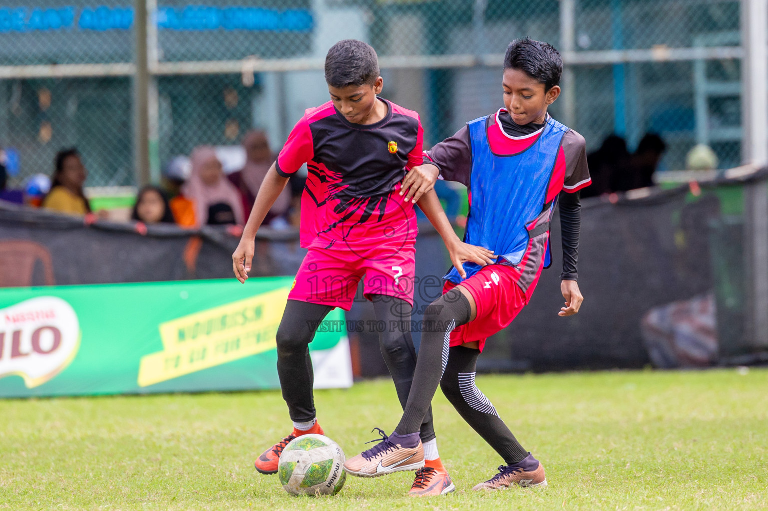 Day 1 of MILO Academy Championship 2024 - U12 was held at Henveiru Grounds in Male', Maldives on Thursday, 4th July 2024. Photos: Shuu Abdul Sattar / images.mv