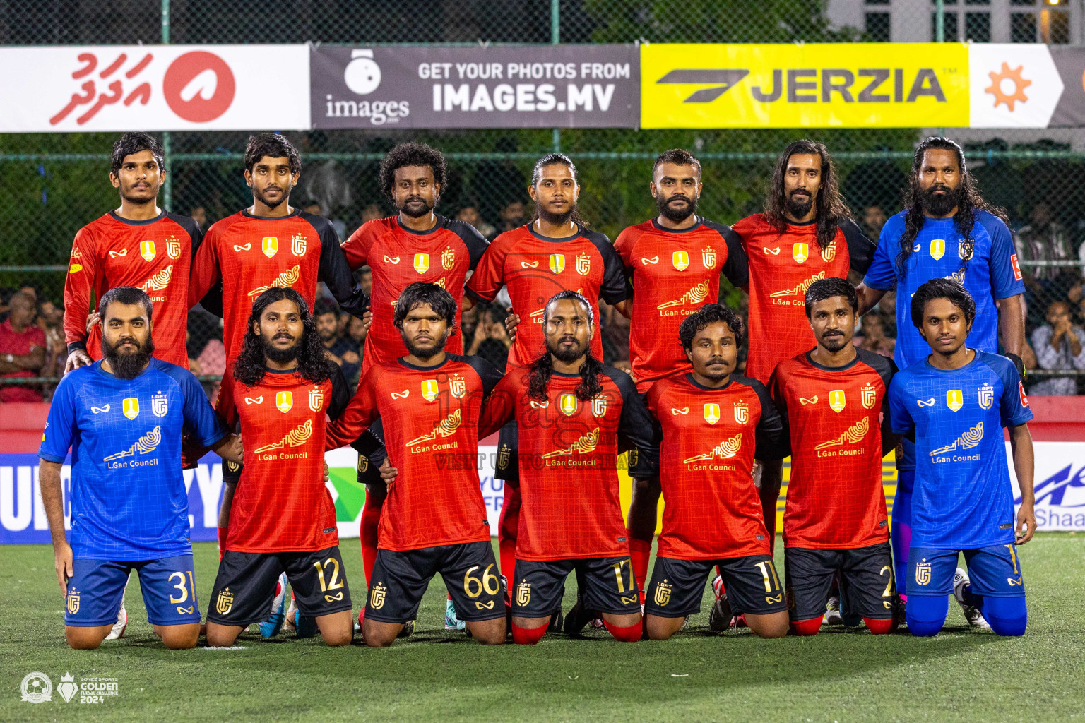 L Maavah vs L Gan in Day 7 of Golden Futsal Challenge 2024 was held on Saturday, 20th January 2024, in Hulhumale', Maldives Photos: Ismail Thoriq / images.mv