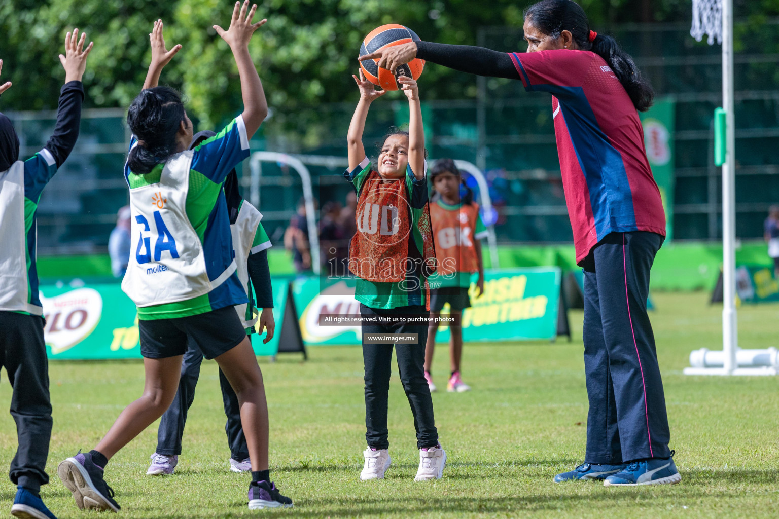 Day1 of Milo Fiontti Festival Netball 2023 was held in Male', Maldives on 12th May 2023. Photos: Nausham Waheed / images.mv