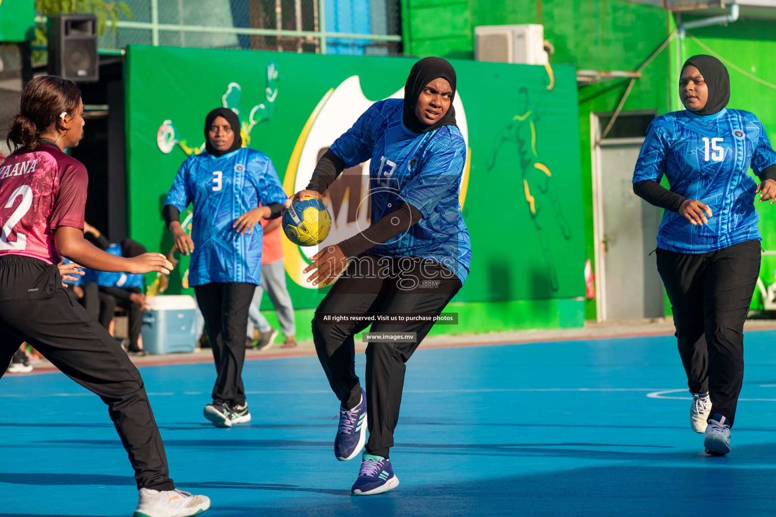 Day 10 of 6th MILO Handball Maldives Championship 2023, held in Handball ground, Male', Maldives on 29th May 2023 Photos: Nausham Waheed/ Images.mv