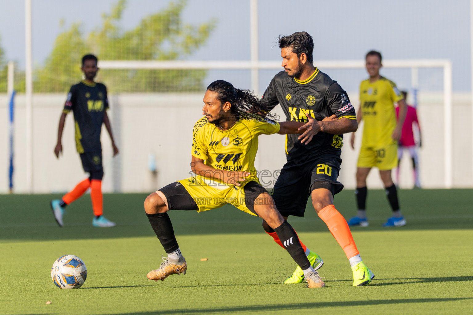 Velaa Sports Club vs Team Middle East in Day 3 of Eydhafushi Cup 2025 held in Eydhafushi Football Stadium at B. Eydhafushi, Maldives on Sunday, 7th September 2025. Photos: Arif Rasheed / images.mv