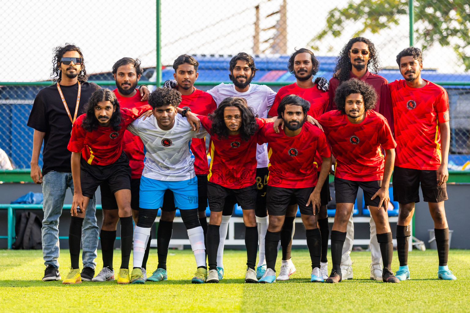 The One vs Banafsaa Kanmathi in Day 4 of BG Futsal Challenge 2024 was held on Friday, 15th March 2024, in Male', Maldives Photos: Nausham Waheed / images.mv