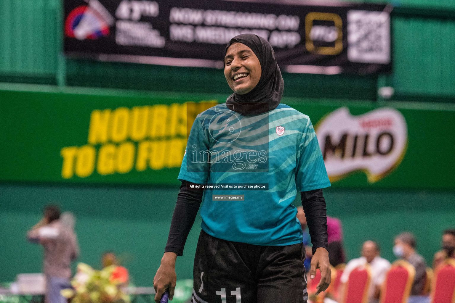 Day 5 of Badminton association mixed group championship 2021 held in Male', Maldives Photos by Nausham Waheed