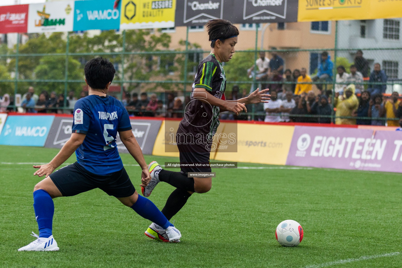 WAMCO vs Team Fenaka in Eighteen Thirty Women's Futsal Fiesta 2022 was held in Hulhumale', Maldives on Friday, 14th October 2022. Photos: Hassan Simah / images.mv