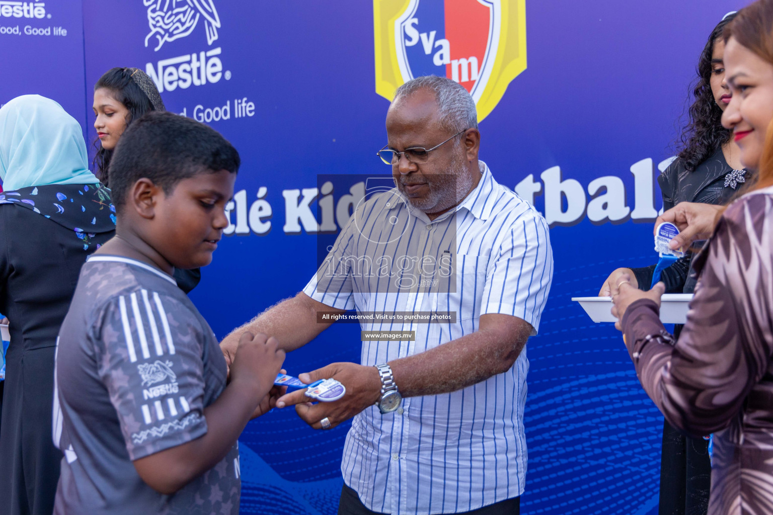 Day 4 of Nestle Kids Football Fiesta, held in Henveyru Football Stadium, Male', Maldives on Saturday, 14th October 2023
Photos: Ismail Thoriq / images.mv