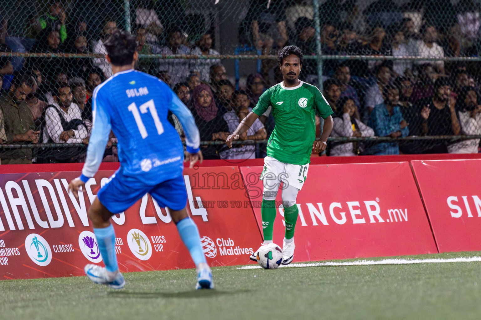 CLUB HDC vs CLUB FEN in Club Maldives Cup 2024 held in Rehendi Futsal Ground, Hulhumale', Maldives on Monday, 23rd September 2024. 
Photos: Mohamed Mahfooz Moosa / images.mv