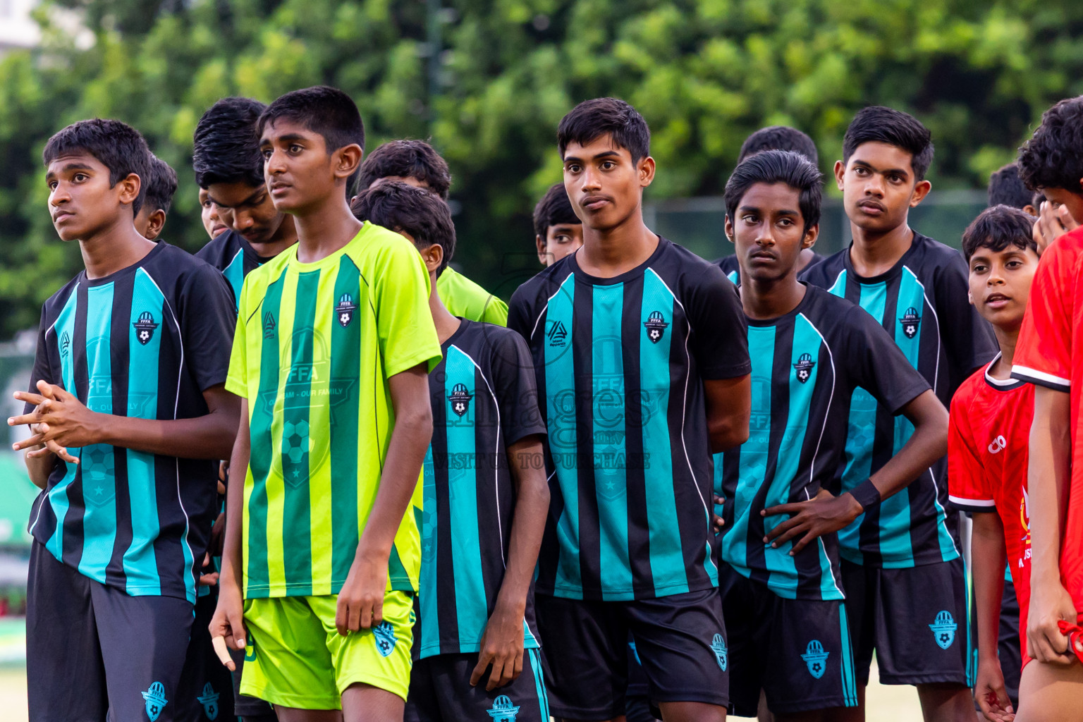 Day 5 of MILO Academy Championship 2025 (U14) was held on Monday, 3rd November 2025 at Henveiru Football Grounds, Male', Maldives . Photos: Nausham Waheed / images.mv