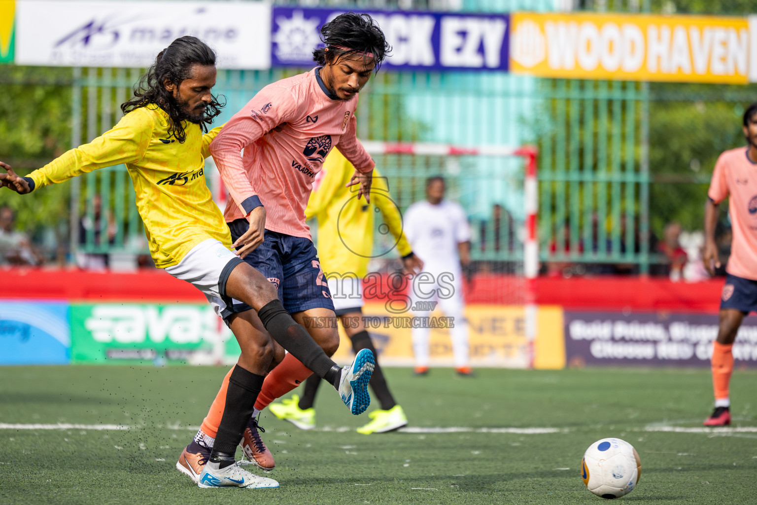 GDh Vaadhoo vs GDh Gadhdhoo in Day 12 of Golden Futsal Challenge 2025 was held on Thursday, 16th January 2025, in Hulhumale', Maldives Photos: Ismail Thoriq / images.mv