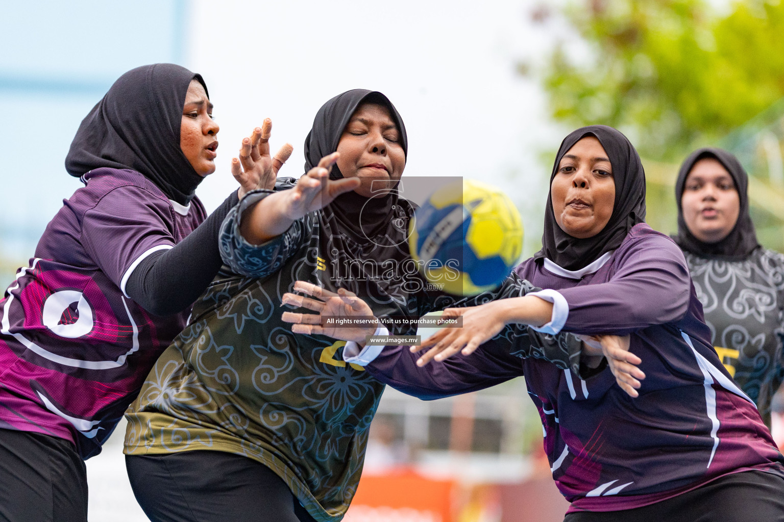 Day 3 of 7th Inter-Office/Company Handball Tournament 2023, held in Handball ground, Male', Maldives on Sunday, 18th September 2023 Photos: Nausham Waheed/ Images.mv
