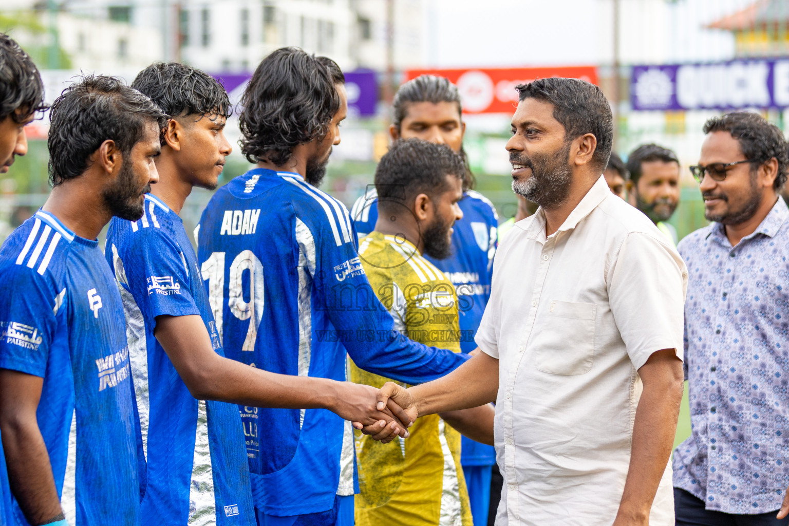 AA. Ukulhas VS AA. Mathiveri in Day 7 of Golden Futsal Challenge 2025 was held on Saturday, 11th January 2025, in Hulhumale', Maldives 
Photos: Hassan Simah / images.mv