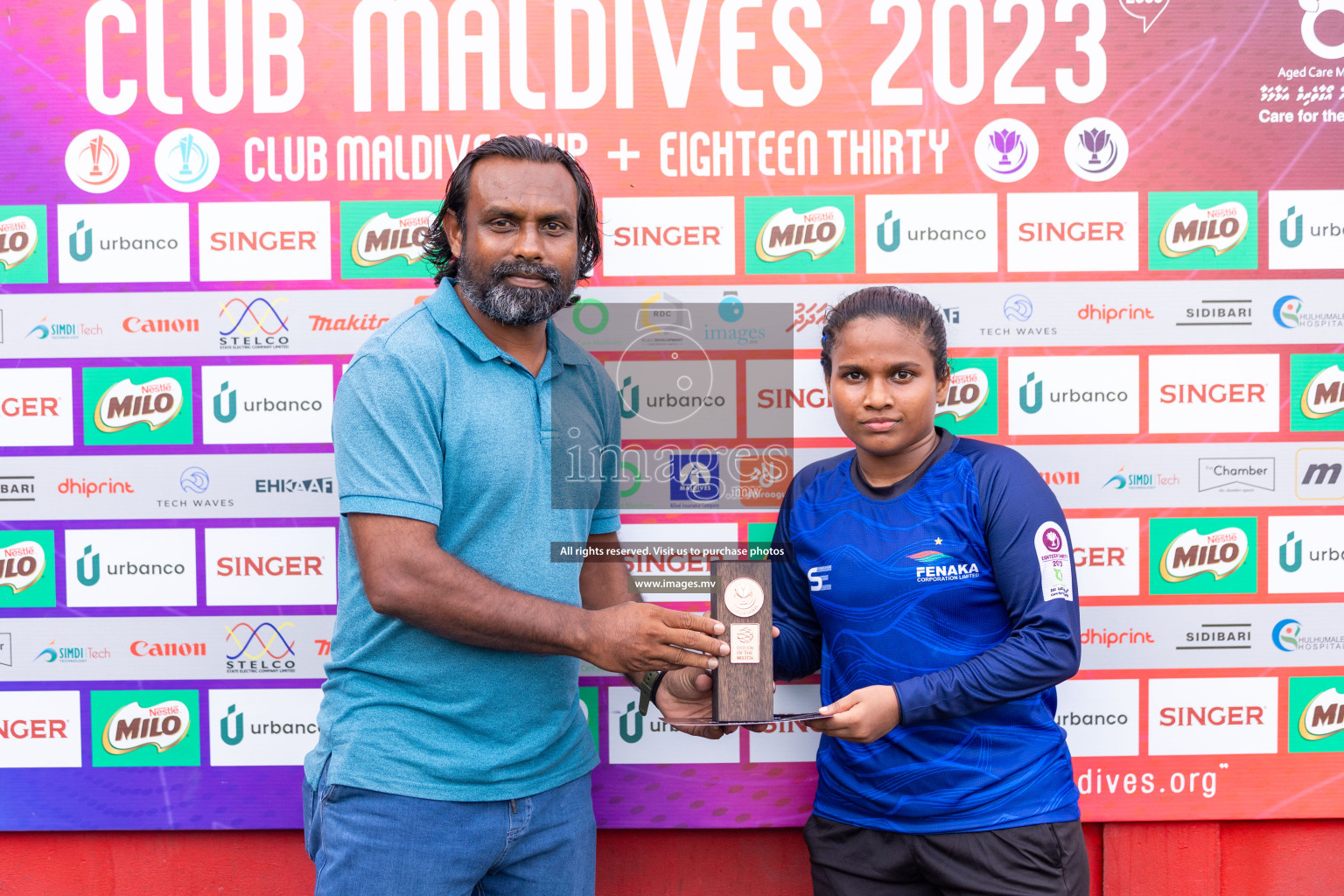 Fenaka vs Police in Eighteen Thirty 2023 held in Hulhumale, Maldives, on Sunday, 06 August 2023. Photos: Nausham Waheed / images.mv