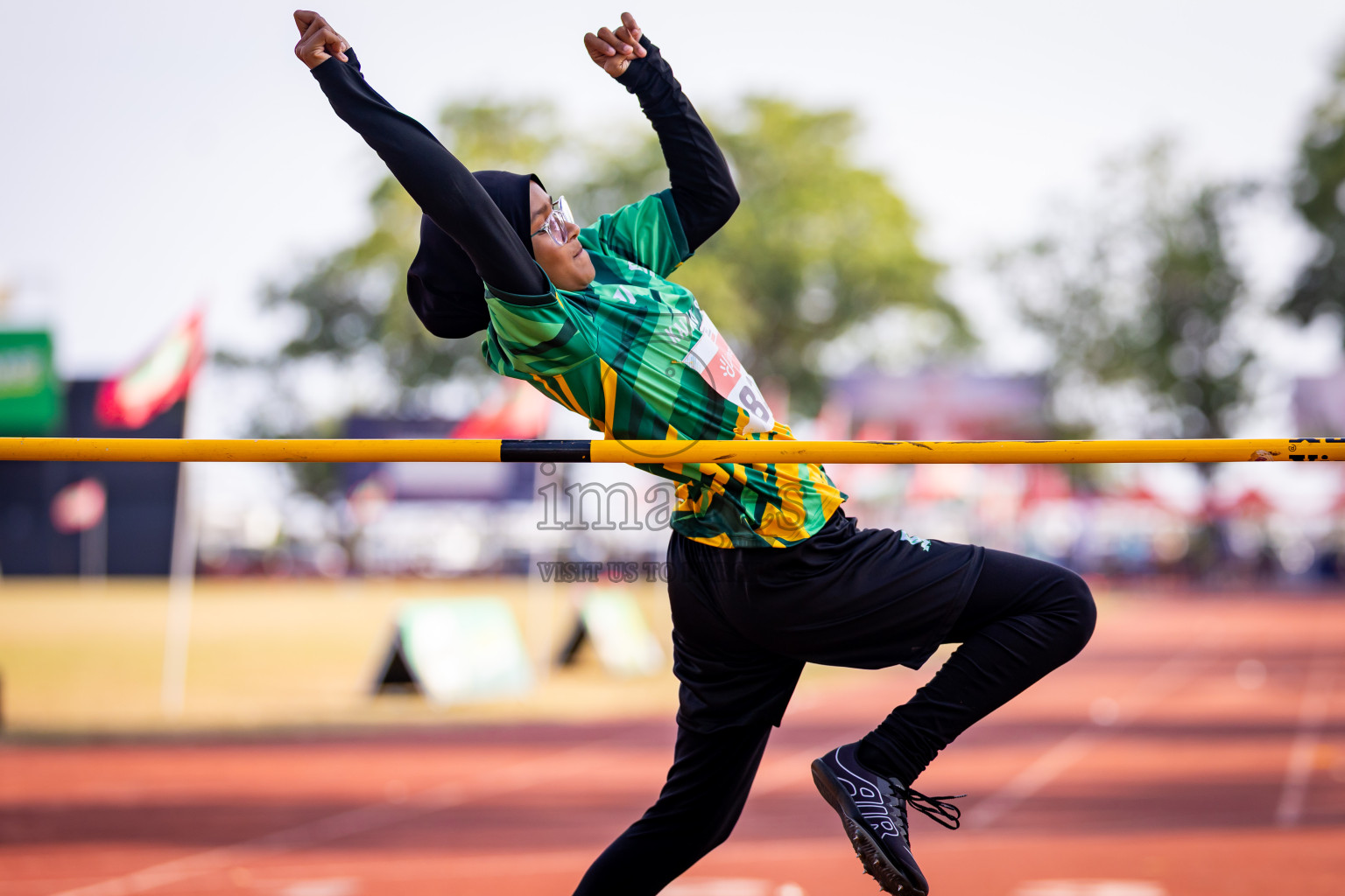 Day 3 of Inter-school Athletics Championship 2025 held in Ekuveni Synthetic Track, Male', Maldives on Wednesday, 08th October 2025. Photos by: Nausham Waheed / Images.mv