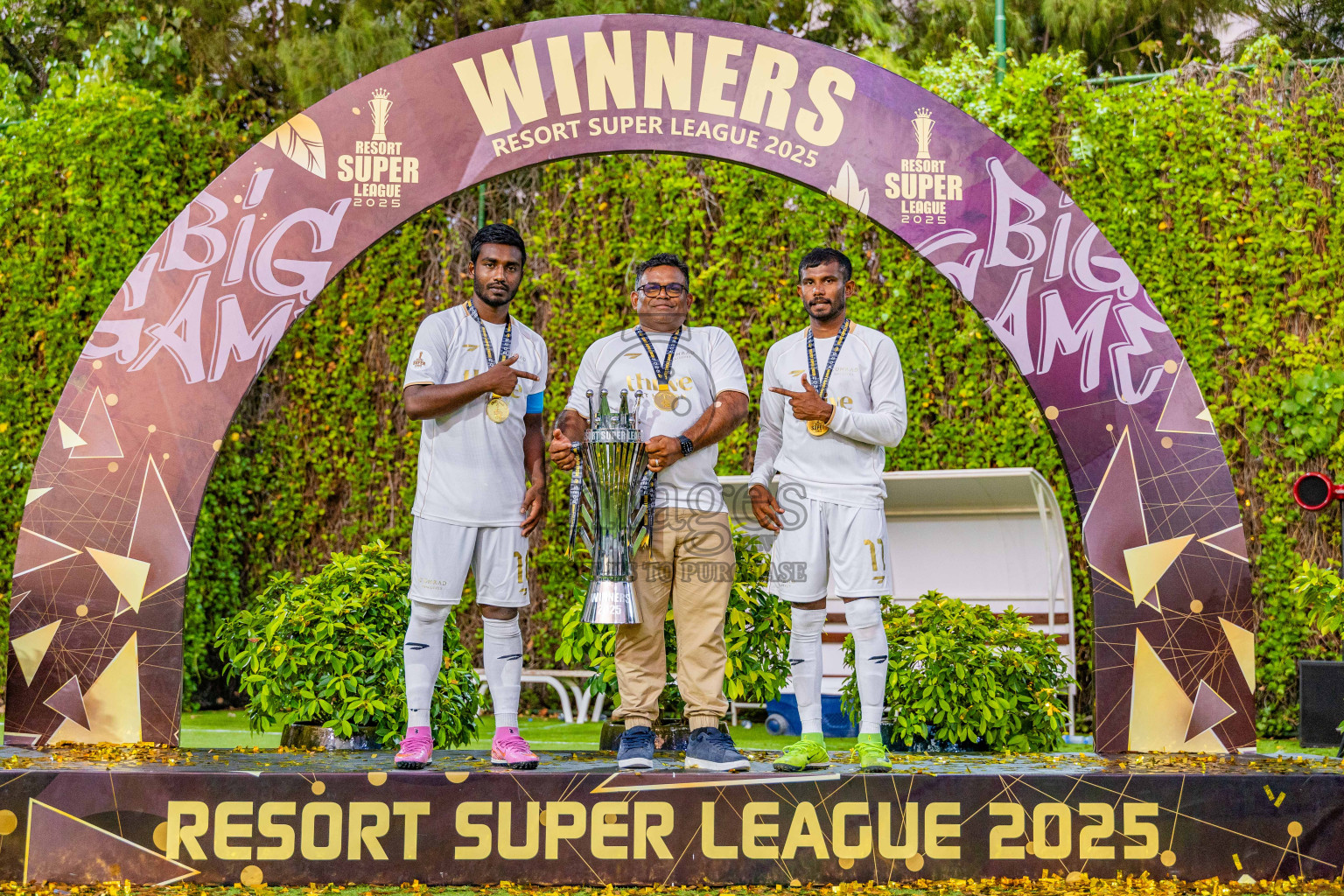 Conrad Maldives vs Joali Maldives in the Final of Resort Super League 2025 was held on Wednesday, 5th November 2025 in Jumeirah Olhaheli Island Maldives, Photos: Areef Adam / images.mv