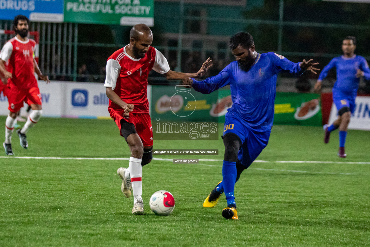 Customs RC vs Club Aasandha in Club Maldives Cup 2022 was held in Hulhumale', Maldives on Saturday, 15th October 2022. Photos: Hassan Simah/ images.mv