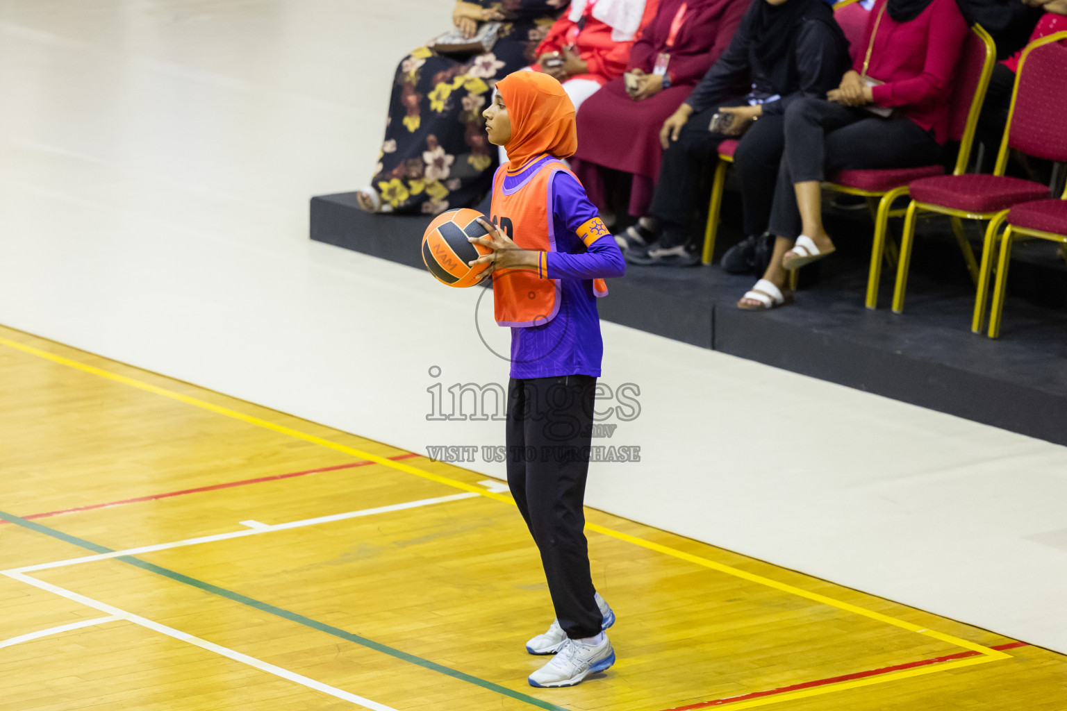 Day 15 of 25th Inter-School Netball Tournament was held in Social Center at Male', Maldives on Monday, 26th August 2024. Photos: Hasni / images.mv