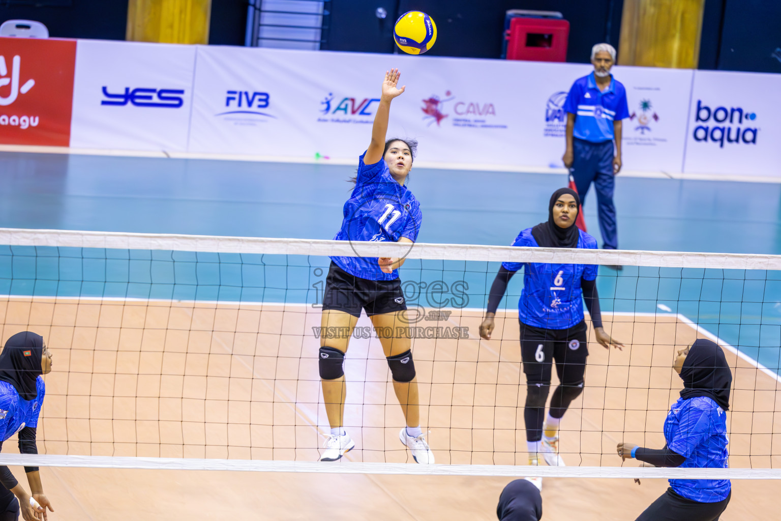 Club WAMCO vs Police Club in the final of National Volleyball Championship 2024 (women's division) was held in Social Center Indoor Hall on Thursday, 24th October 2024. 
Photos: Ismail Thoriq / images.mv