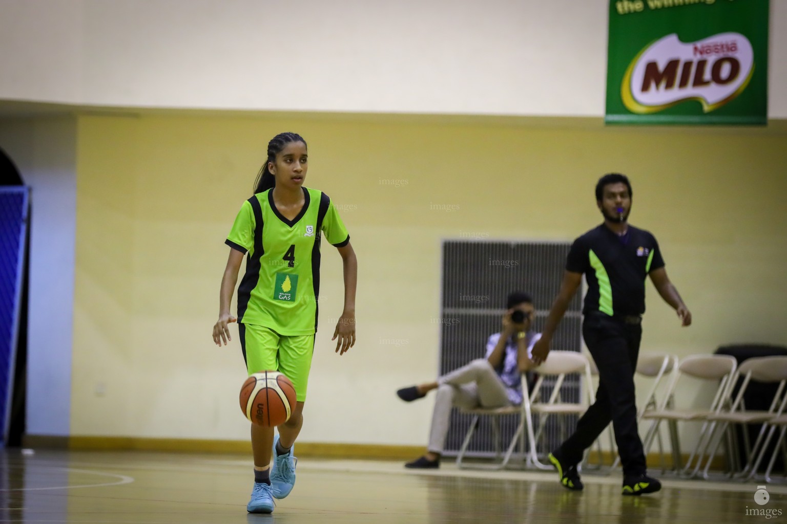 MILO Interschool Basket Tournament 2018 (U16 Girls Semi Final) Kalaafaanu vs GIS