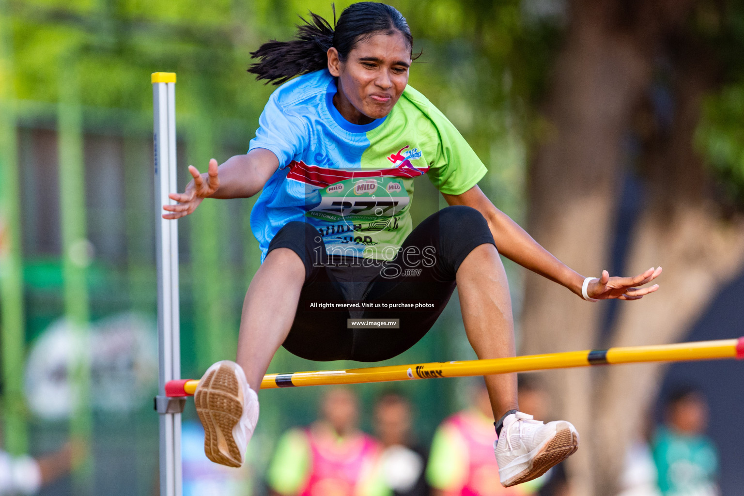 Day 1 of National Athletics Championship 2023 was held in Ekuveni Track at Male', Maldives on Thursday 23rd November 2023. Photos: Nausham Waheed / images.mv