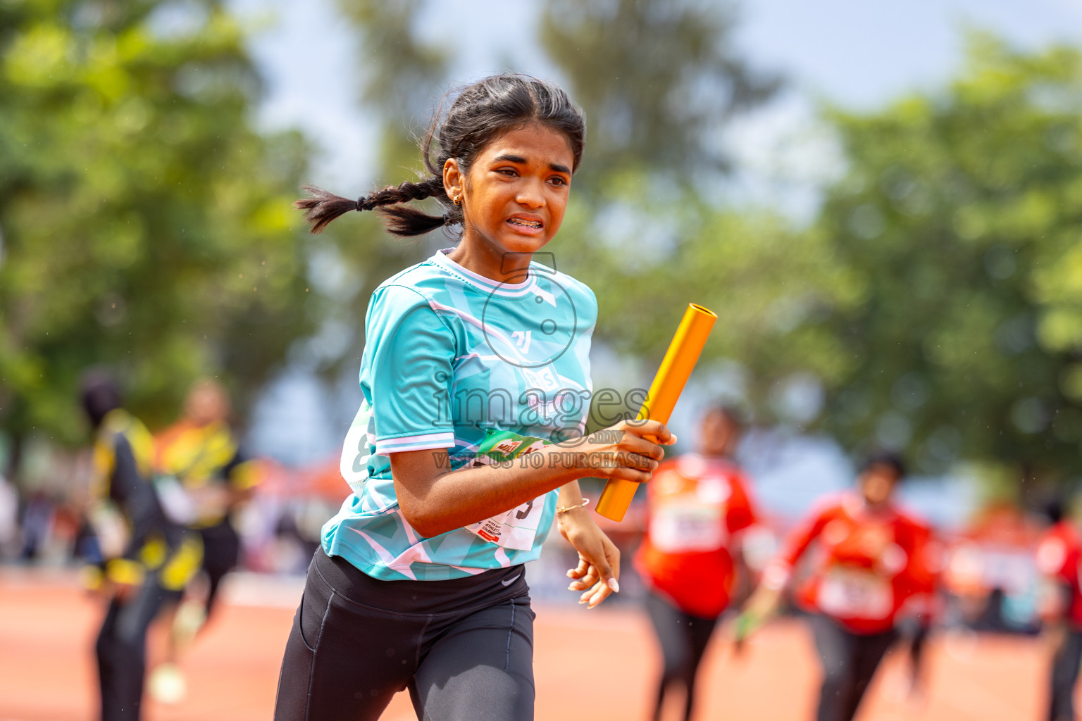 Day 6 of Inter-school Athletics Championship 2025 held in Ekuveni Synthetic Track, Male', Maldives on Sunday, 12th October 2025. Photos by: Ismail Thoriq / Images.mv