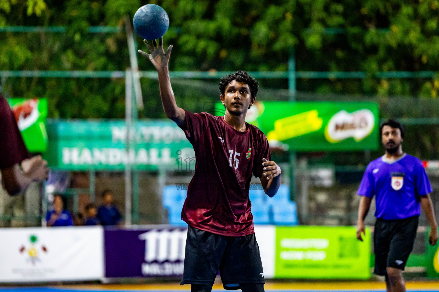 U-19 National Team vs Bangladesh Ansarvdp from Handball International Friendly Series held in Handball ground, Male', Maldives on Sunday, 30th June 2023 Photos: Nausham Waheed/ Images.mv