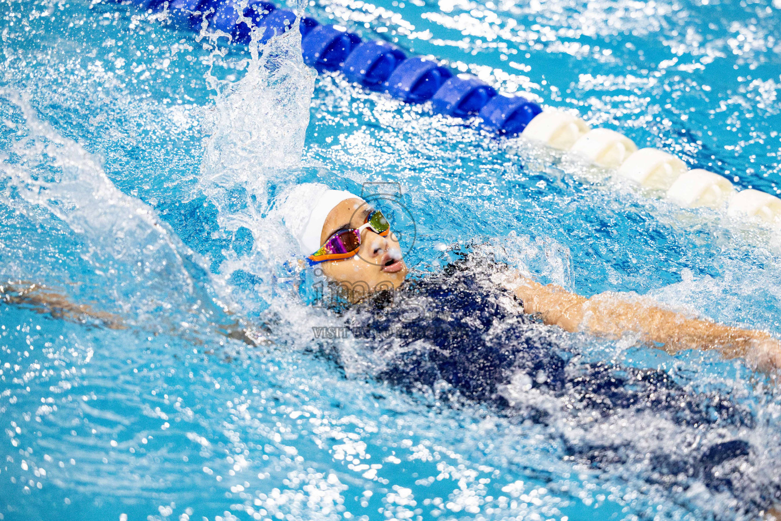 Day 5 of National Swimming Competition 2024 held in Hulhumale', Maldives on Tuesday, 17th December 2024. Photos: Hassan Simah / images.mv