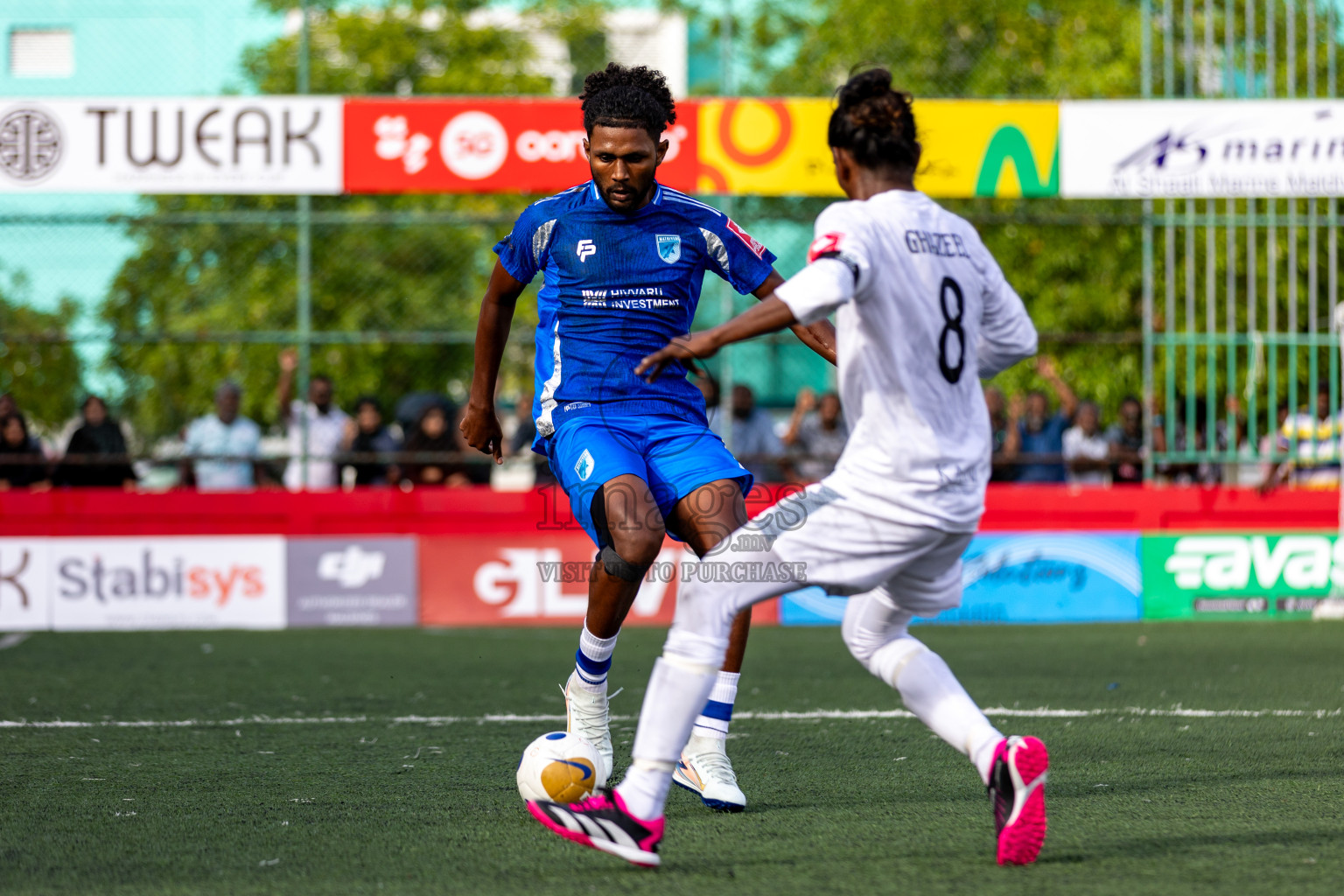 AA. Ukulhas VS AA. Mathiveri in Day 7 of Golden Futsal Challenge 2025 was held on Saturday, 11th January 2025, in Hulhumale', Maldives 
Photos: Hassan Simah / images.mv