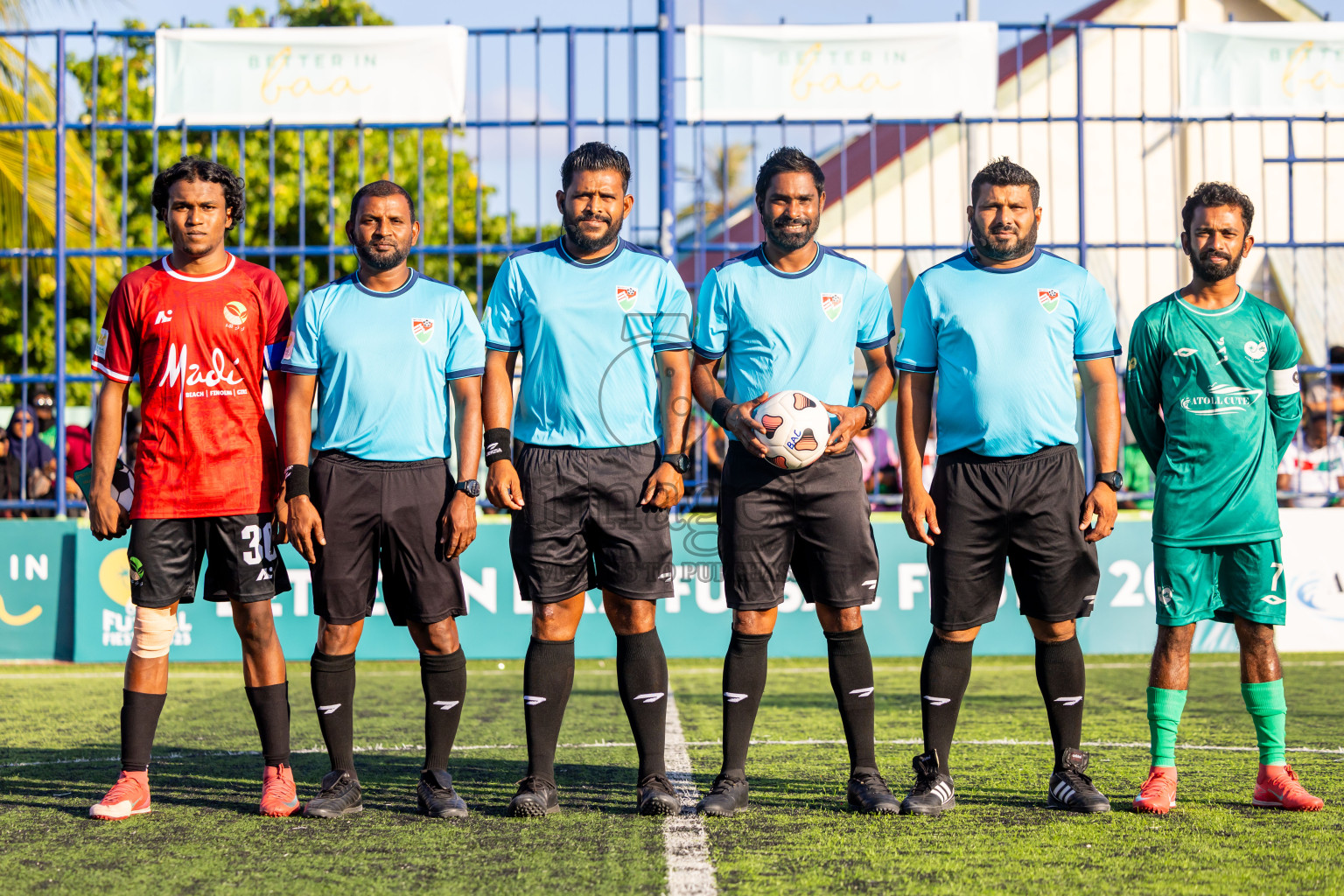 Maalhos vs Goidhoo in Day 6 of Better in Baa Futsal Fiesta 2025 Men's division held in B. Eydhafushi, Maldives on Monday, 10th November 2025. Photos: Nausham Waheed / images.mv