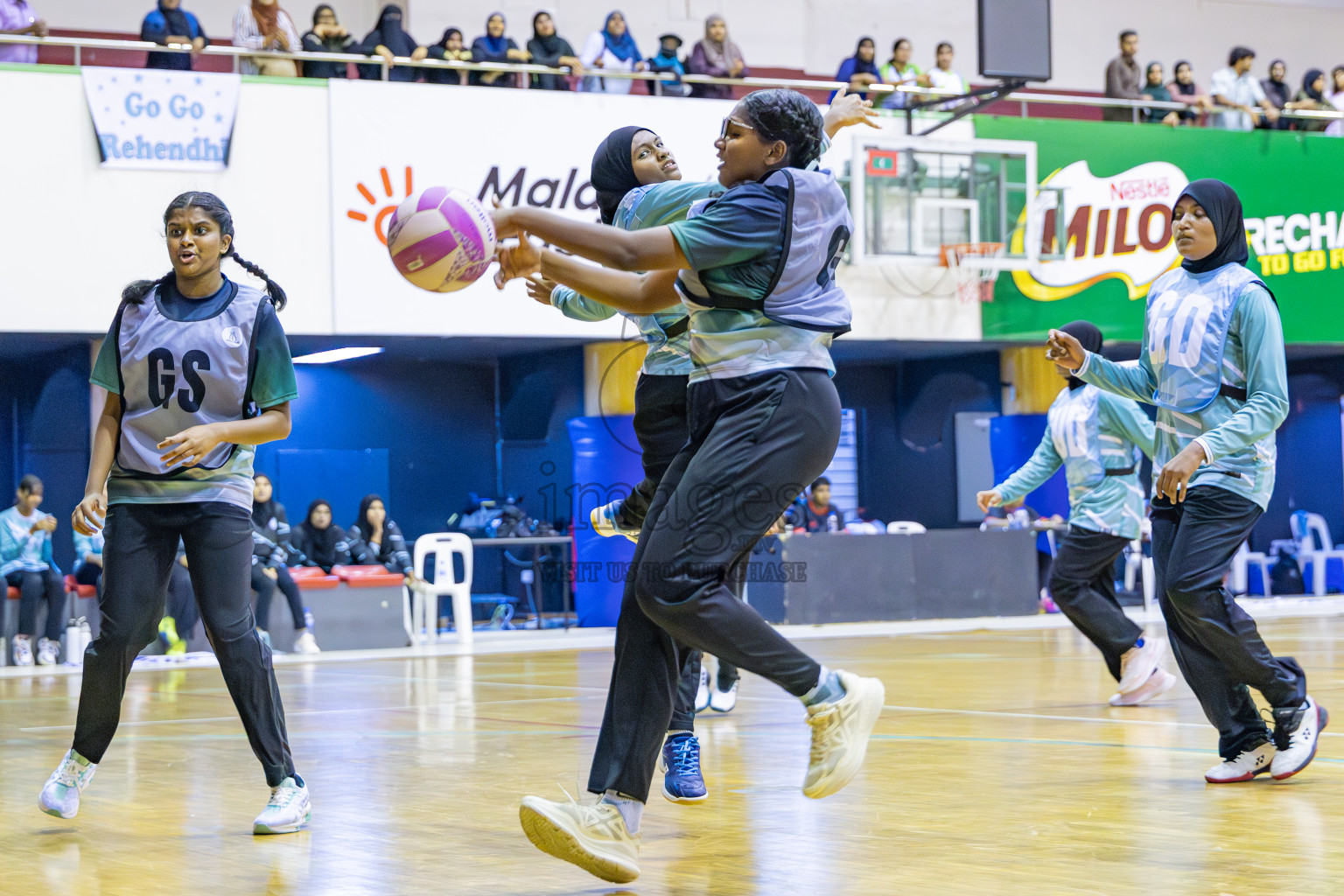 Day 14 of 26th Inter-School Netball Tournament 2025 was held in Social Center Indoor Hall on Tuesday, 4th November 2025. Photos: Areef Adam / images.mv