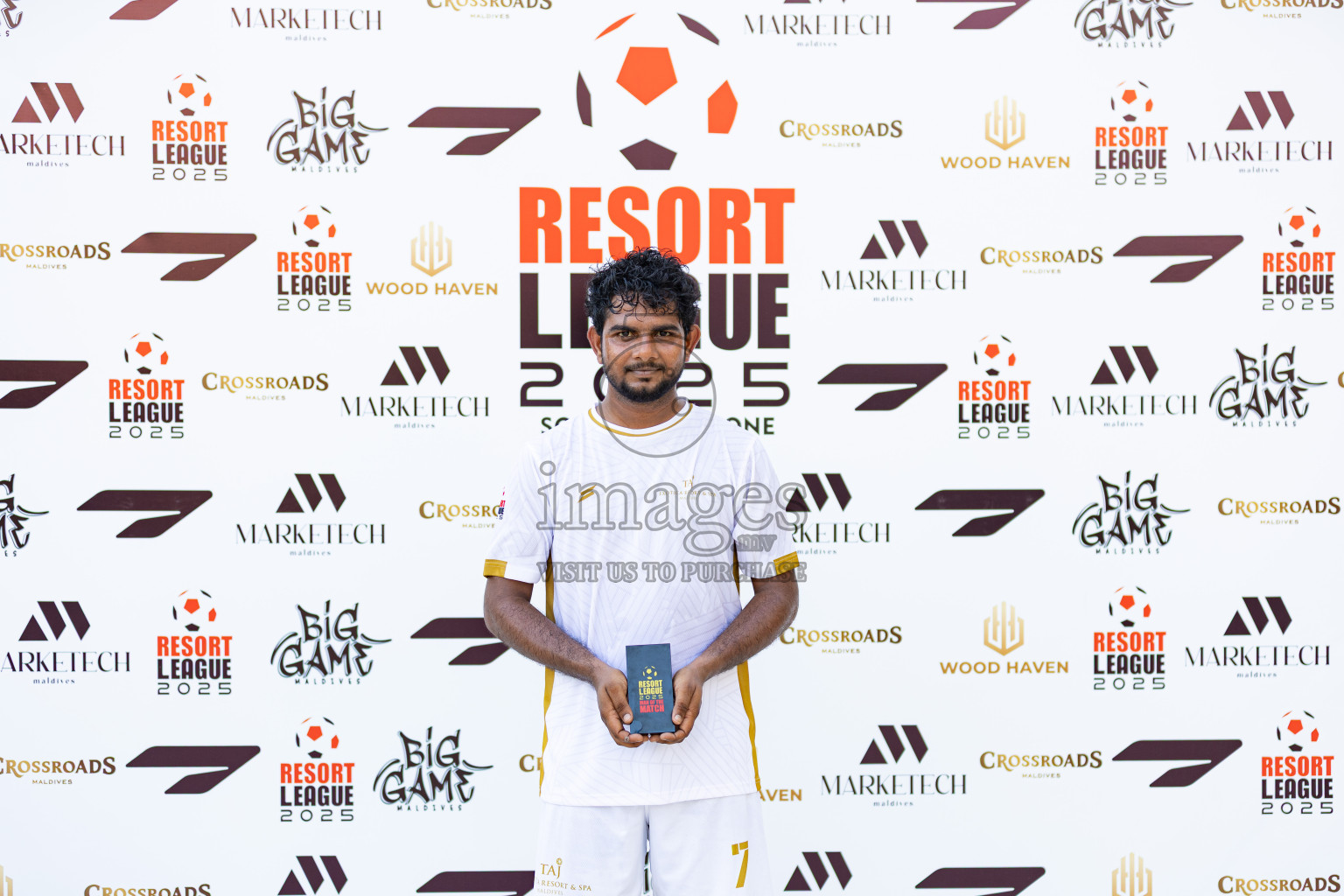 Anantara Dhigu vs Taj Exotica in Resort League 2025 (South Male Zone) day 4 was held on Tuesday, 1st October 2025 in Crossroads's Maldives, Photos: Areef Adam / images.mv