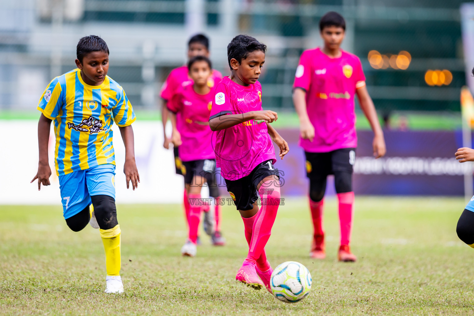 Under 12 United Victory vs Valancia on day 3 of Dhivehi Youth League 2024 held at Henveiru Stadium on Saturday, 23rd November 2024. Photos: Nausham Waheed/ Images.mv