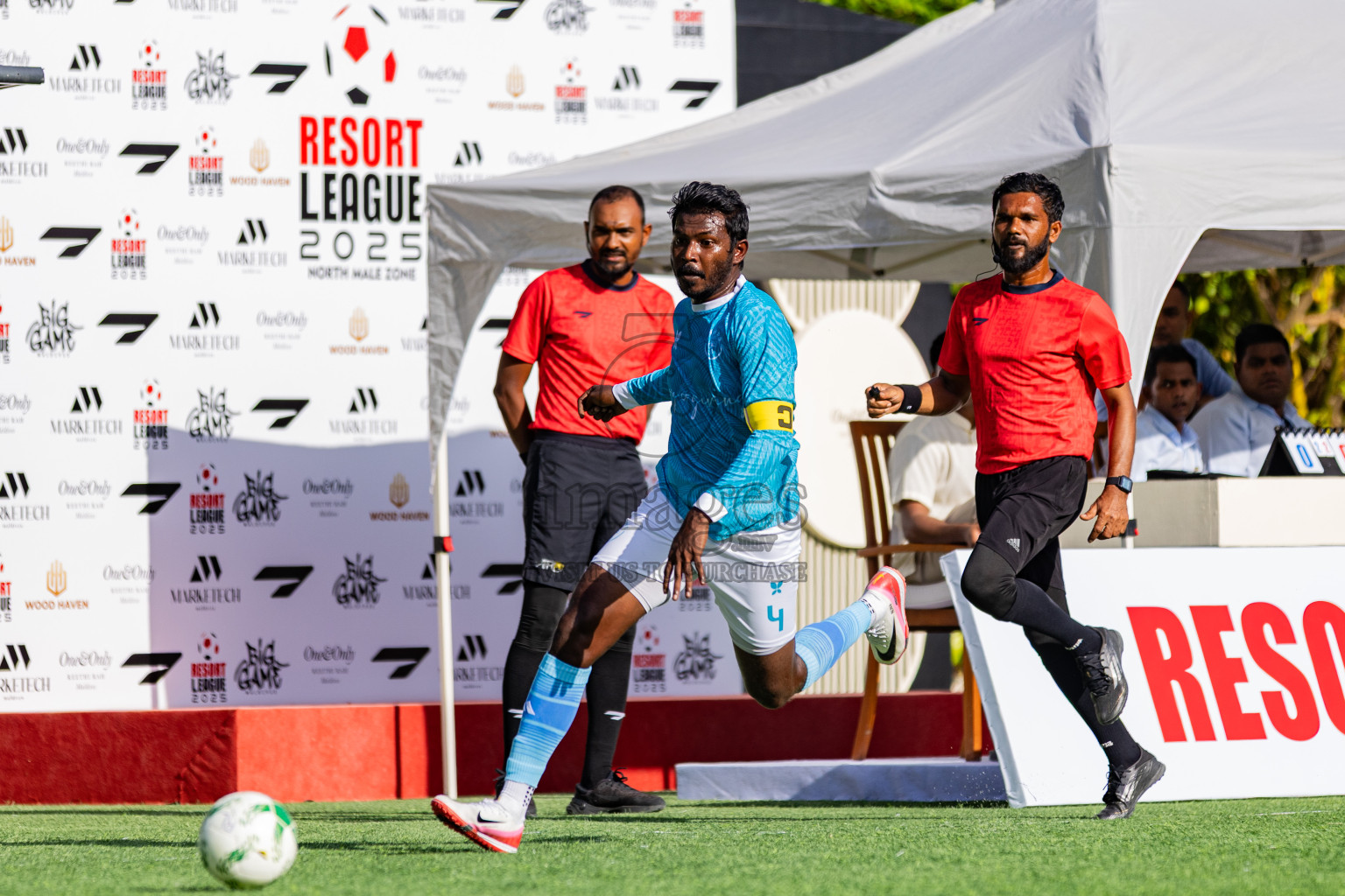 Oblu Helengeli vs Huvafen Fushi in Resort League 2025 (North Male Zone) day 5 was held on Sunday, 7th September 2025 in One And Only Reethi Rah Maldives Resort, Photos: Areef Adam / images.mv