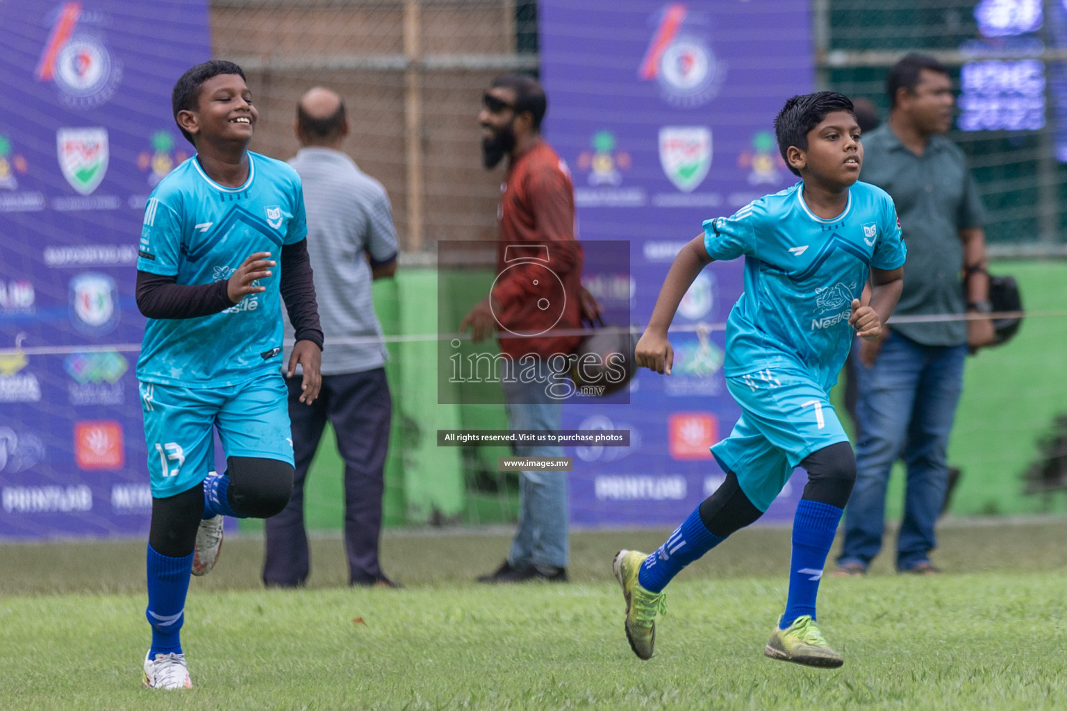 Day 1 of Nestle kids football fiesta, held in Henveyru Football Stadium, Male', Maldives on Wednesday, 11th October 2023 Photos: Shut Abdul Sattar/ Images.mv