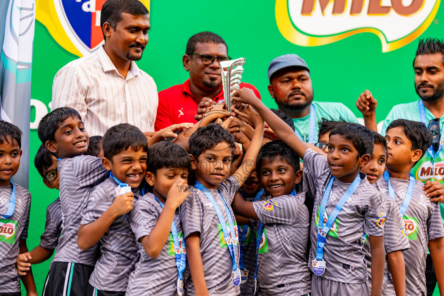 Day 2 of MILO Kids Football Fiesta was held at National Stadium in Male', Maldives on Saturday, 24th February 2024.