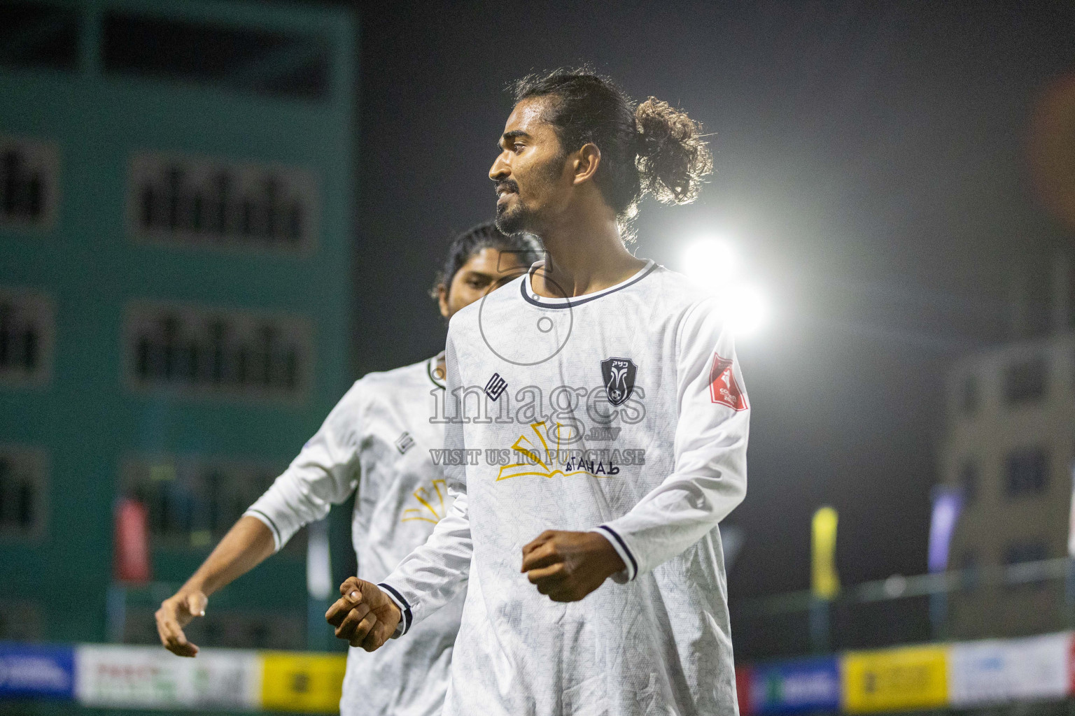 N Miladhoo vs N Kendhikulhudhoo in Day 15 of Golden Futsal Challenge 2024 was held on Monday, 29th January 2024, in Hulhumale', Maldives Photos: Nausham Waheed / images.mv