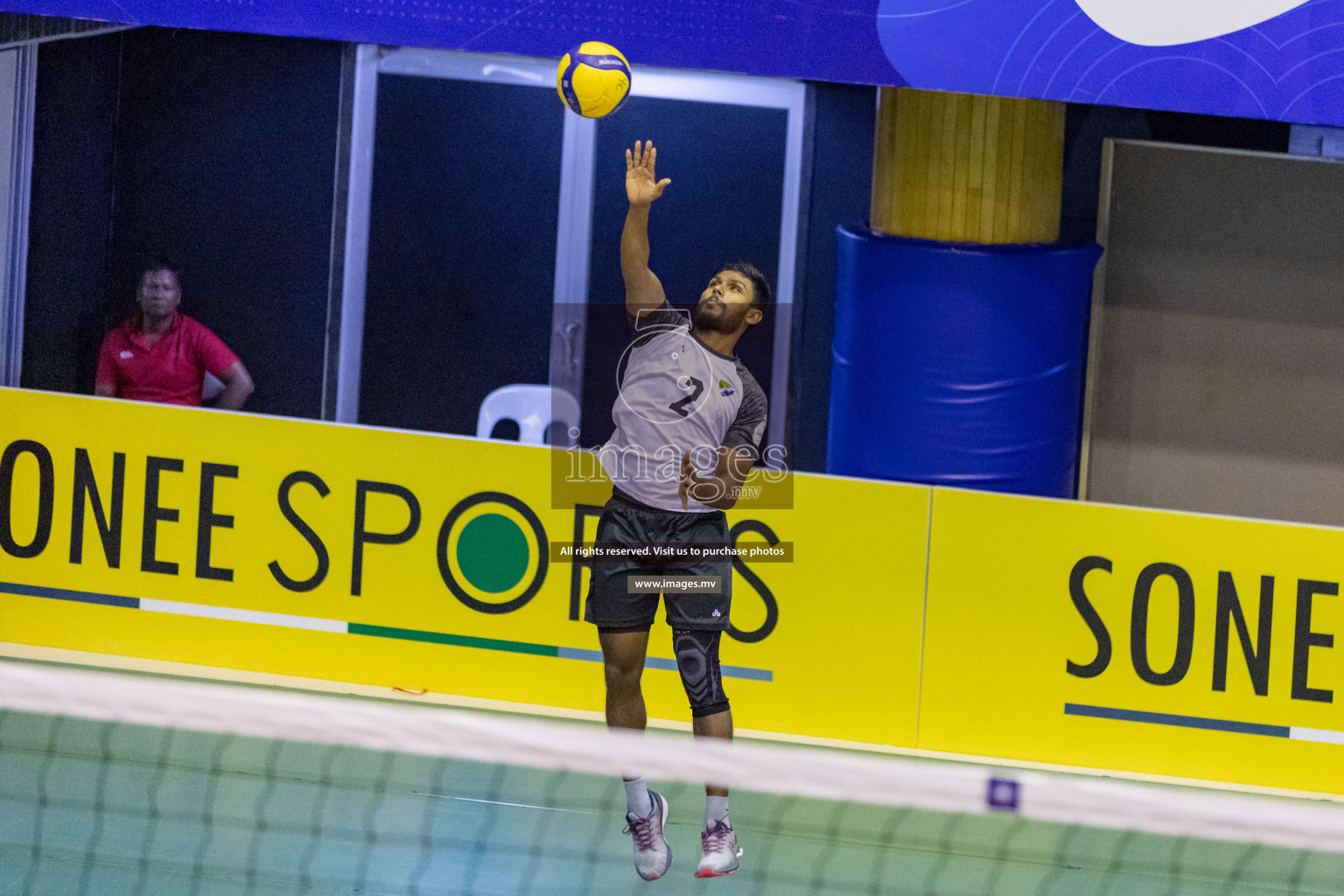 Sports Club City vs Dhivehi Sifainge Club in the Finals of National Volleyball Tournament 2022 on Thursday, 07th July 2022, held in Social Center, Male', Maldives